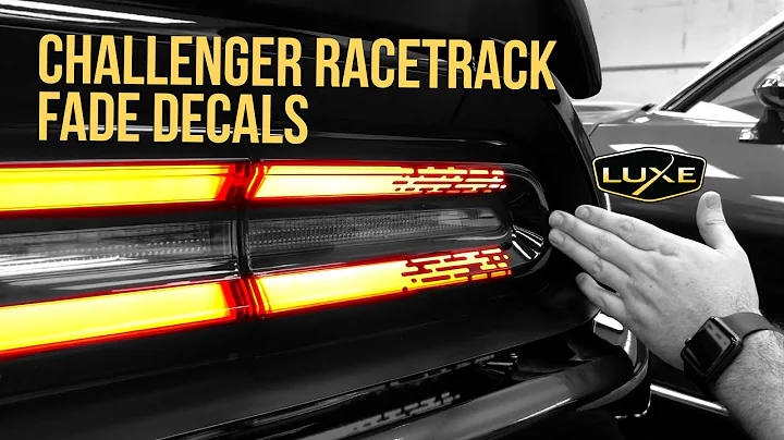 Installing FADE Style Challenger Racetrack Decal from Luxe Auto Concepts