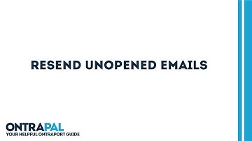 Ontraport Tutorial: Resend Unopened Emails