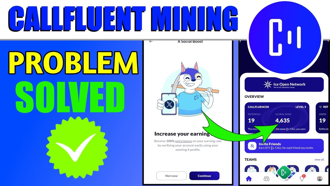 CallFluent Mining X Verification Process Step By Step| CallFluent X ...