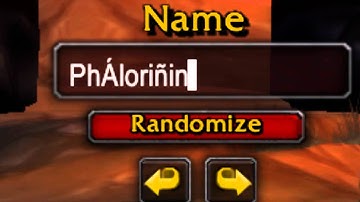Choosing Your Name in World of Warcraft (WoW Machinima) | WoWcrendor