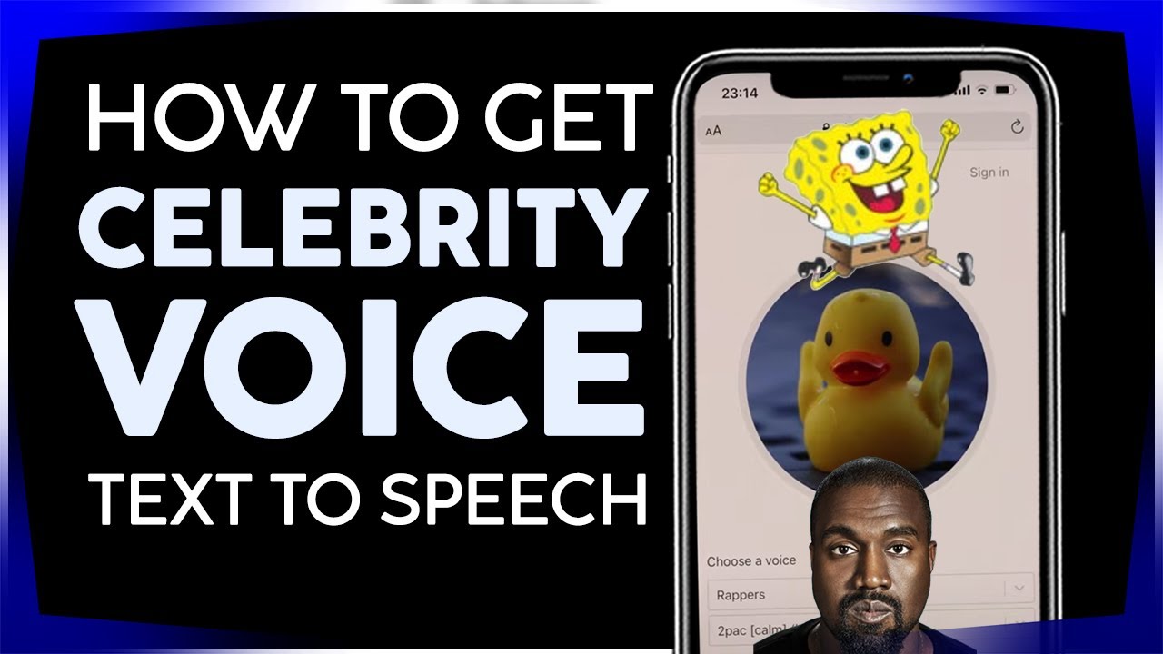 type to speech celebrity voices