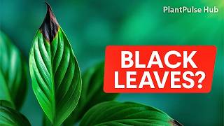 PEACE LILY LEAVES TURNING BLACK? HERE’S THE REAL REASON AND EASY FIX! | PlantPulse Hub