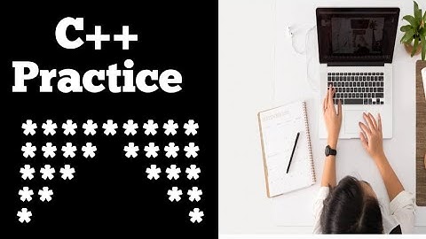 #35 C++ Programming Questions Practice : Star Pattern 11