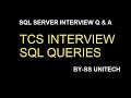 TCS SQL Interview Questions SQL Server SQL Interview Preparation
