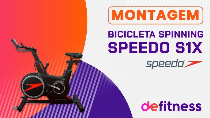 Nova Bicicleta Spinning Speedo S1X - Painel com Conexão Bluetooth!