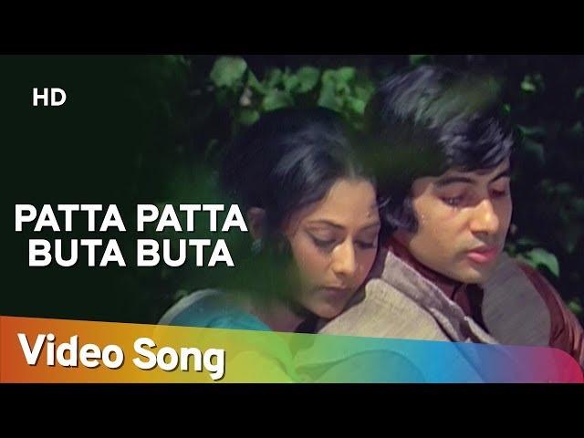 Patta Patta Boota Boota | Amitabh Bachchan | Jaya Bahaduri | Ek Nazar | Lata  Rafi | Hindi Songs class=