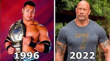 Evolution of Dwayne Johnson (The Rock) - 1996 - 2022