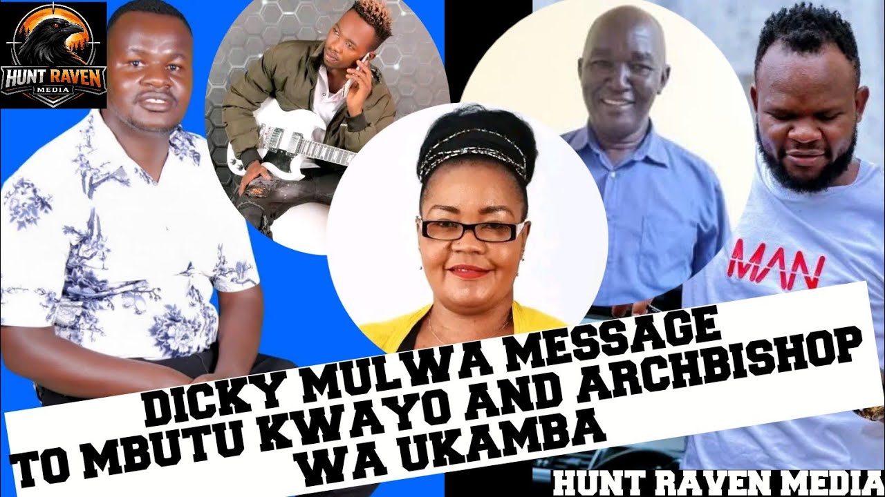DICKY MULWA MESSAGE TO MBUTU KWAYO AND ARCHBISHOP WA KYUMA ON COPYRIGHT ACCUSATIONS 