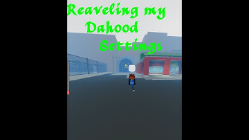 Revealing my dahood settings(Glorious Model o Macro)