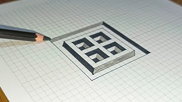 3D DRAWING IN 2 MIN || HOW TO 3D DRAW ( VERY EASY ) STEP BY STEP - FOR BEGINNERS || easy 3d drawing