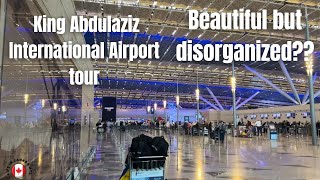 King Abdulaziz International Airport | Beautiful but disorganized??  #traveling 🧳