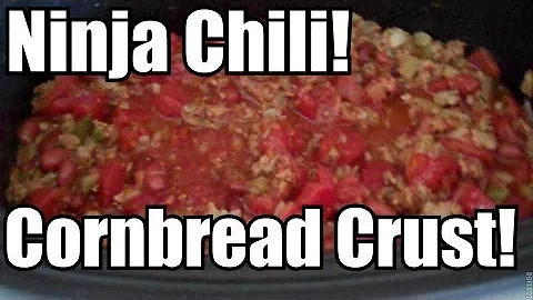 Chili with Cornbread Crust - Ninja Cooking System