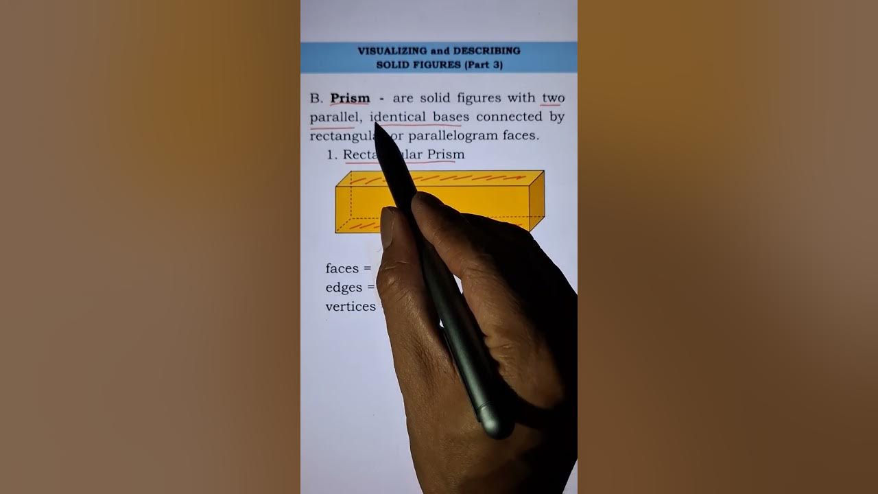 Visualizing and Describing Solid Figures (Part 3) - YouTube