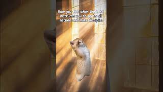 POV: God Gives You a Mission #Funny #Relatable #ChurchHumor #Faith #Christianity #Calling #Purpose