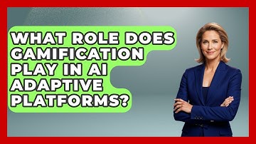 What Role Does Gamification Play In AI Adaptive Platforms? - Safe AI for The Classroom