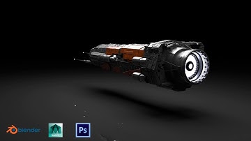 Sci fi spaceship - 3D Model
