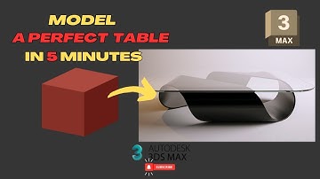 3ds Max Tutorial: Model A Perfect Table Using A Box