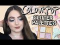 all glitter palette?! COLOURPOP RAINBOW SPRINKLES PALETTE REVIEW AND TUTORIAL