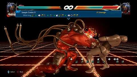 Tekken 7 - Gigas Move List & Combos (Season 4 Final)