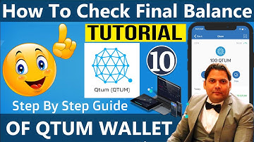 How To Check Final Balance of Any Qtum Wallet | Qtum Wallet Tutorial