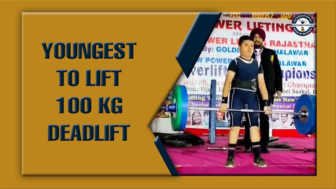 YOUNGEST TO LIFT 100 KG DEADLIFT YouTube YOUNGEST TO LIFT 100 KG DEADLIFT YouTube