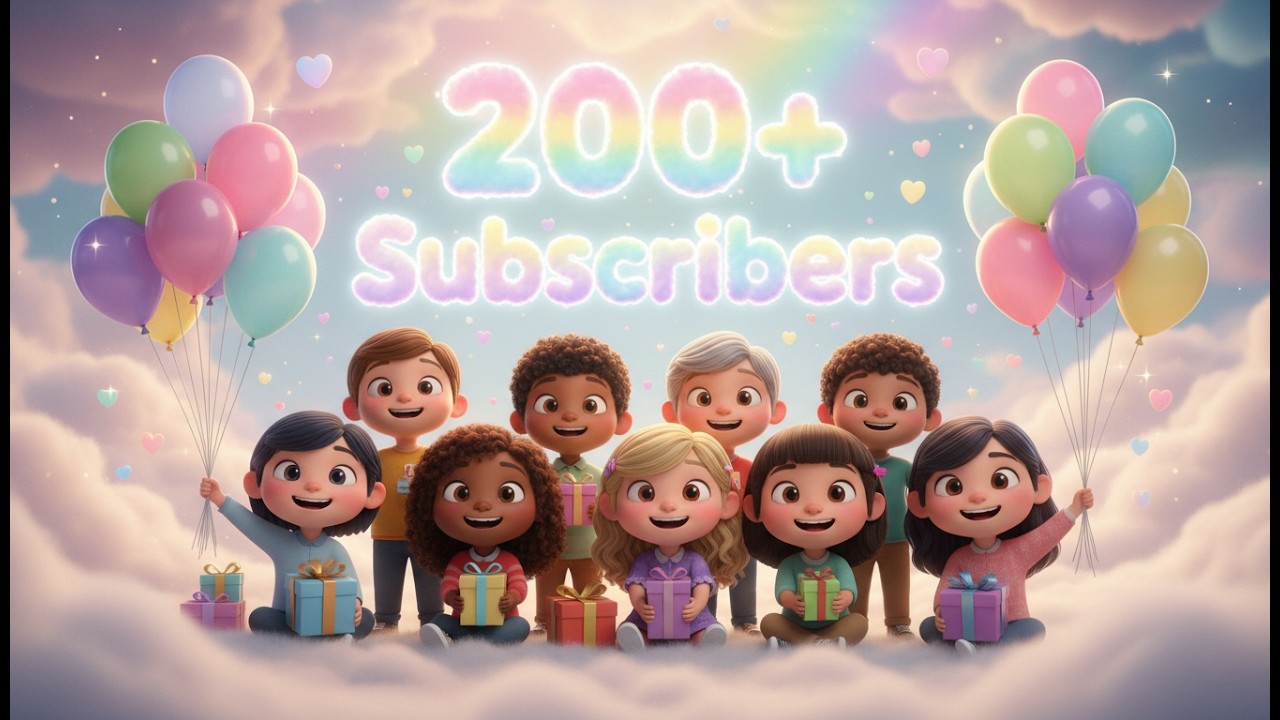200+ Subscribers Celebration Song | Happy 200 Milestone Song for Children | Reached 200 Subscribers