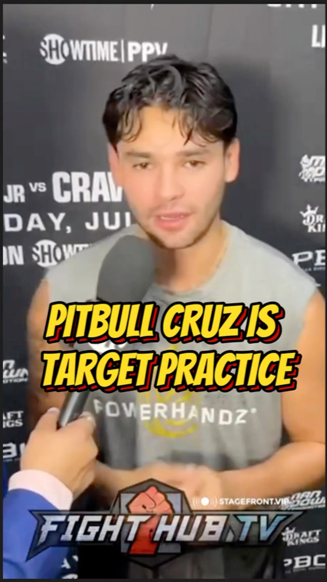 Ryan Garcia REACTS to Pitbull Cruz vs Angel Fierro!