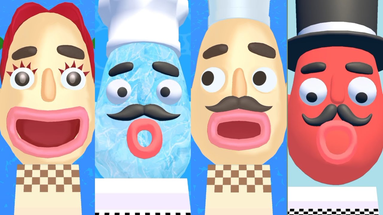 Satisfying Sandwich Runner VS Stacky Ice Cream 🍦🥪 Speedrun Battle — All Levels!