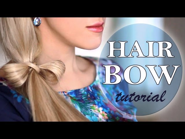 How to Tie a Perfect Bow! 💜 Easy Ribbon Hair Bow Tutorial! - YouTube