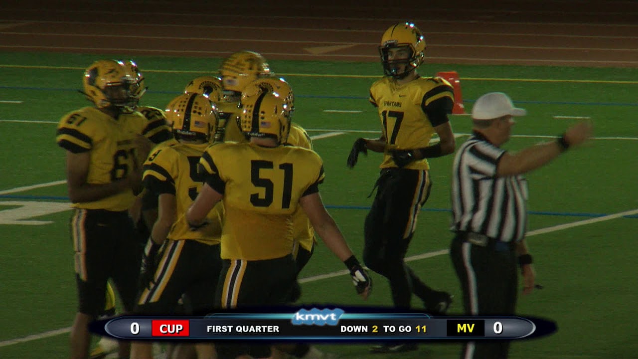 Cupertino Pioneers vs Mountain View Spartans - Football, October 6, 2017