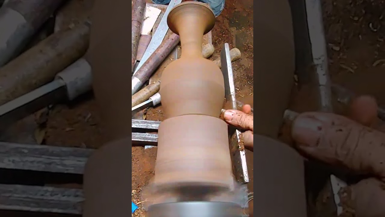 Very Good Vase Turning By Oldest Lathe
