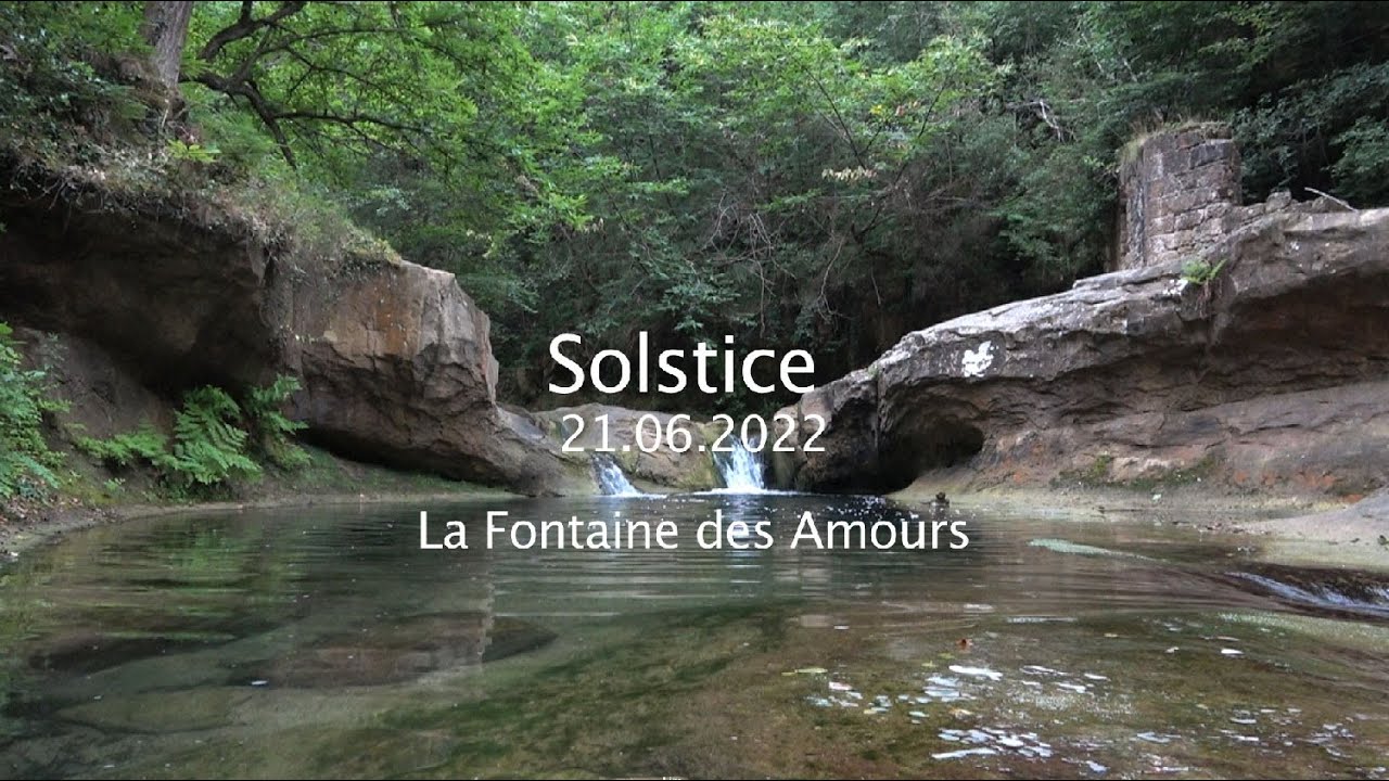 Solstice 2022 à la Fontaine des Amours - Rennes les Bains - YouTube