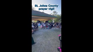 St. Johns County community holds prayer vigil for 12-year-old critically injured in e-bike crash