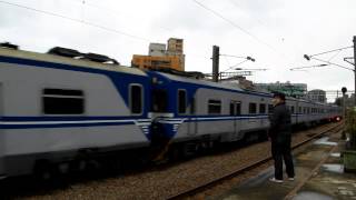 EMU400加速的聲音(1193次區間車, 13:10), 2014/02/08, 樹林站