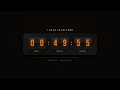 1 Hour Timer ⏱️ | Flip Clock Countdown