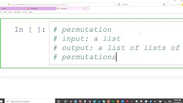 Recursive Programming on Permutation in Python