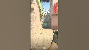 Self Pop Flash For Peek Kitchen On Mirage #cs2 #shorts