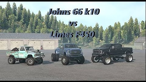 Johns 66 k10 vs Limes F450 | Snowrunner