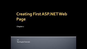 My First ASP.NET page - Chapter 2 (Hindi)