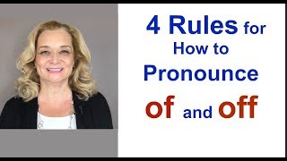 Learn how to pronounce of and off correctly. they are commonly
confused words. many english learners think that pronounced the same
way. visit websi...