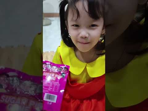 ลูกอม​ ​สควิดเกม​ เออีไอโอยู​ aeiou​ สีหวานมาก​ ชุดโกโกวา