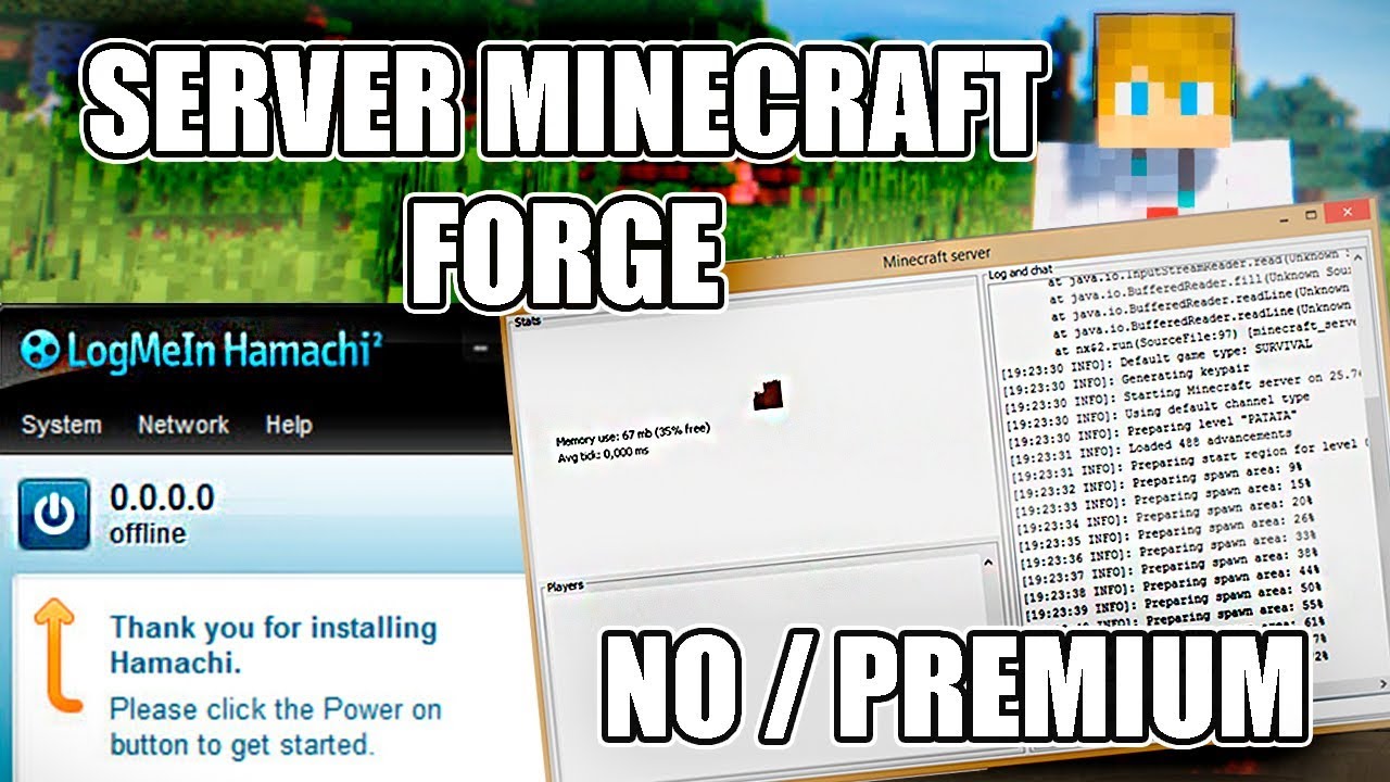 Como hacer un server de minecraft