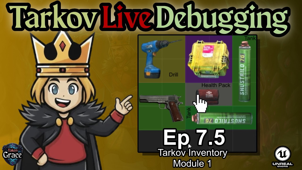Tarkov Inventory Series Debugging 1 Live in Unreal Engine 5 - YouTube
