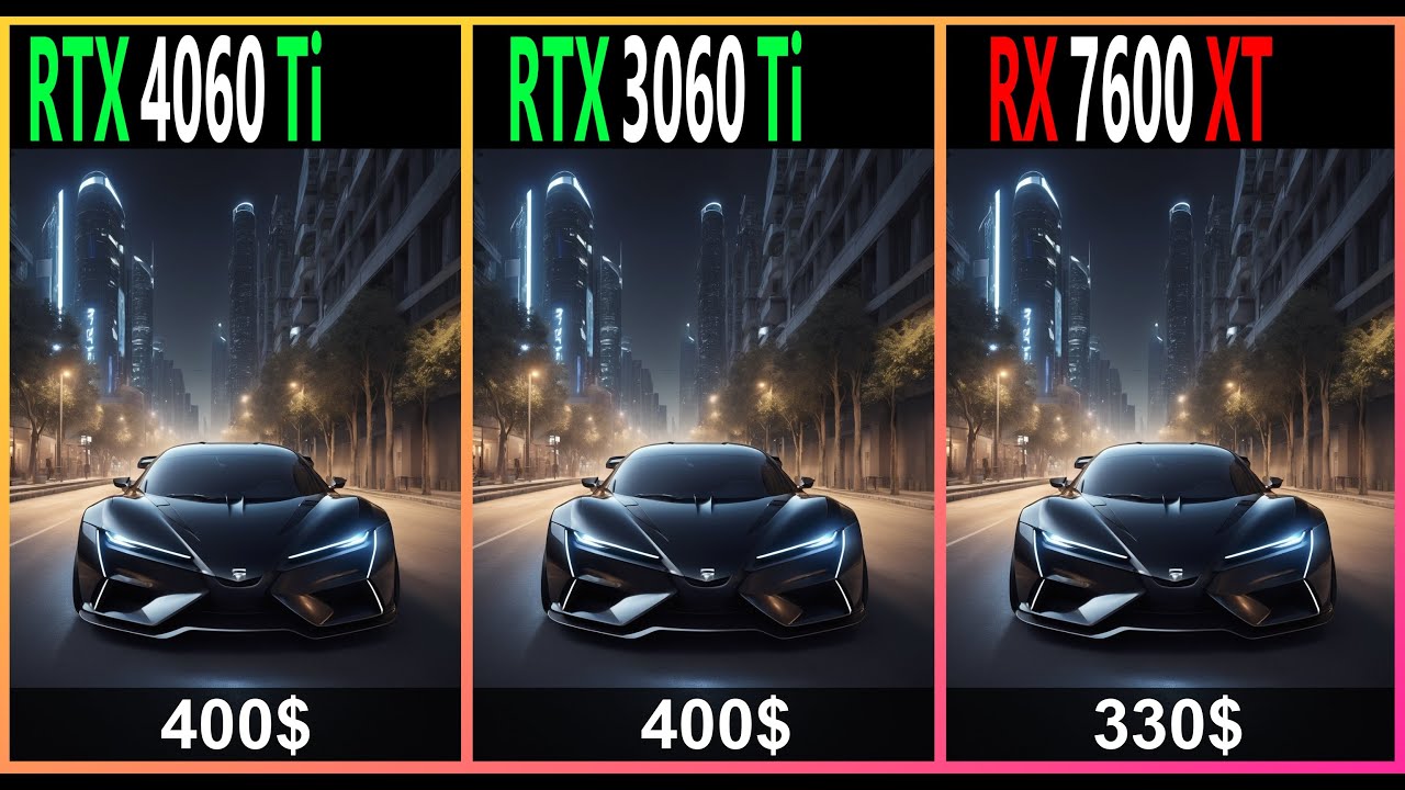 RTX 4060 Ti vs RX 7600 XT vs RTX 3060 Ti Test in 12 games at 1080P and ...