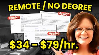 No Degree Needed For These GOOD PAYING Remote Jobs (Now Hiring) !