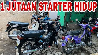 DAPAT LAGI HONDA PRIMA MODIF C70 HARGA 2500 DOBEL STATER HIDUP LOKASI JEMBER C70