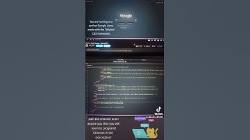 Creating a Google Template - Tailwind CSS