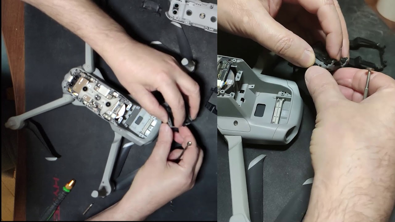 DJI Mavic Air 2 gimbal repair - YouTube