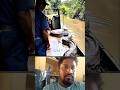 Anaconda snake climbed onto the boat in the river