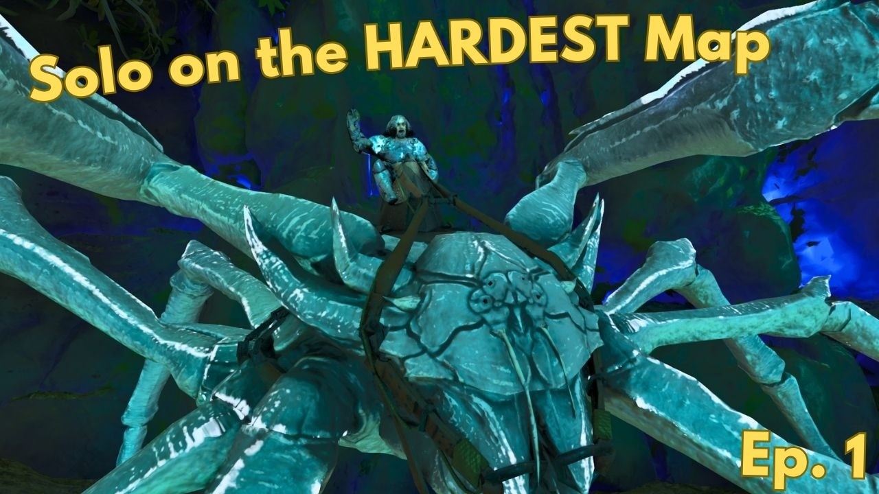Solo Official Small Tribes on the HARDEST Map in Ark Survival Ascended ...